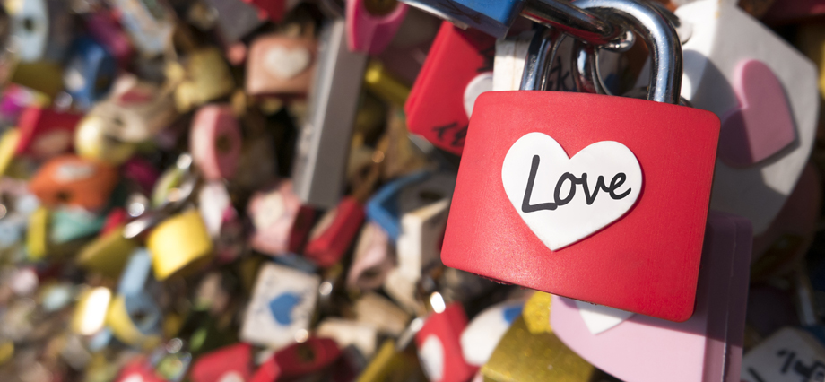 Love lock padlocks are the inspiration for the Love Lock Trees